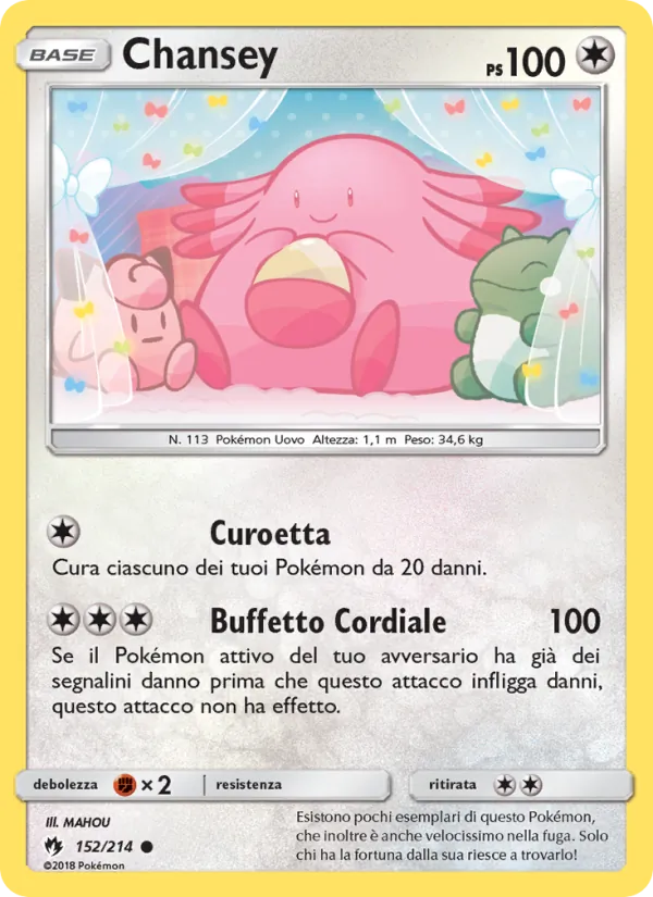 Chansey – Tuoni Perduti 152