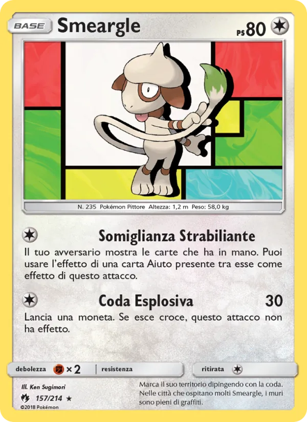 Smeargle – Tuoni Perduti 157