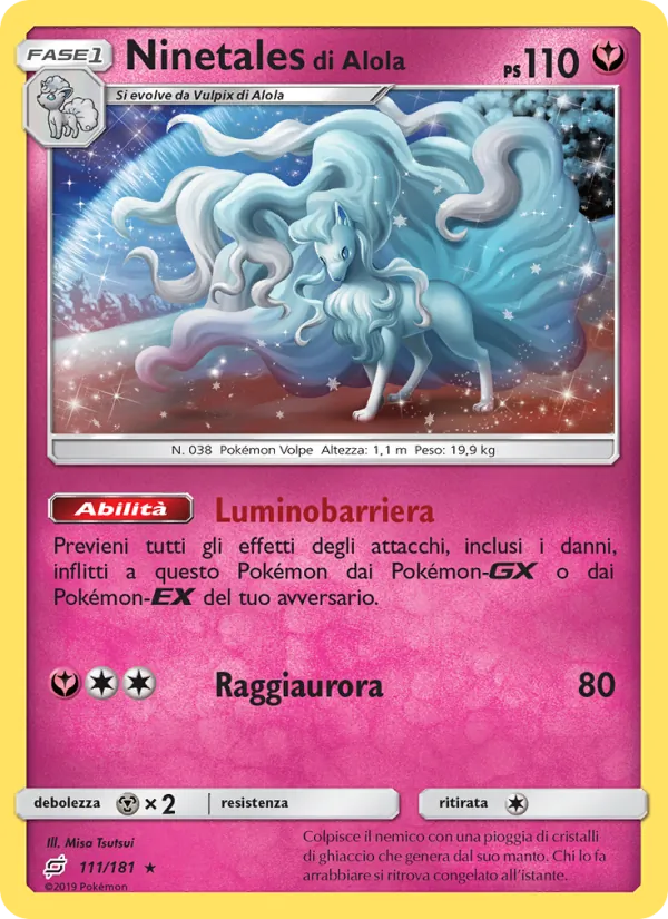 Ninetales di Alola – Gioco di Squadra 111