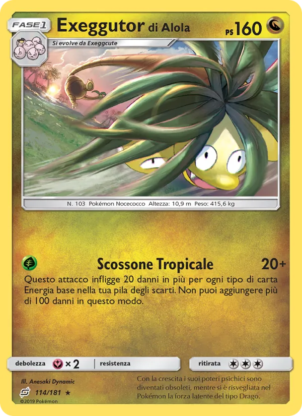 Exeggutor di Alola – Gioco di Squadra 114