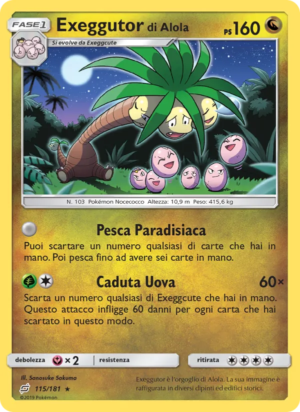 Exeggutor di Alola – Gioco di Squadra 115