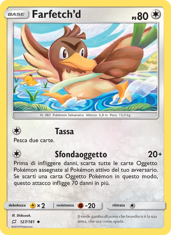 Farfetch’d – Gioco di Squadra 127