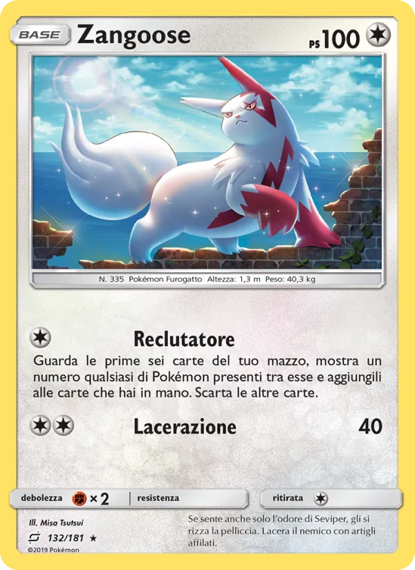 Zangoose – Gioco di Squadra 132