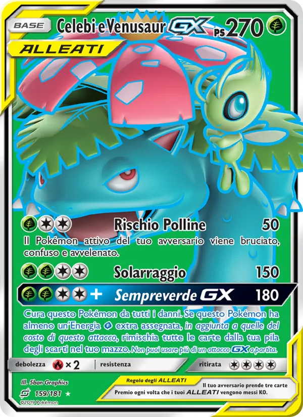Celebi e Venusaur GX – Gioco di Squadra 159