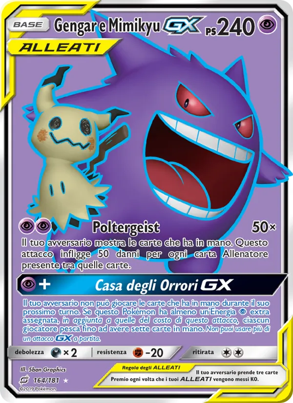 Gengar e Mimikyu GX – Gioco di Squadra 164