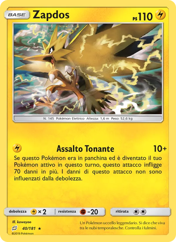 Zapdos – Gioco di Squadra 40