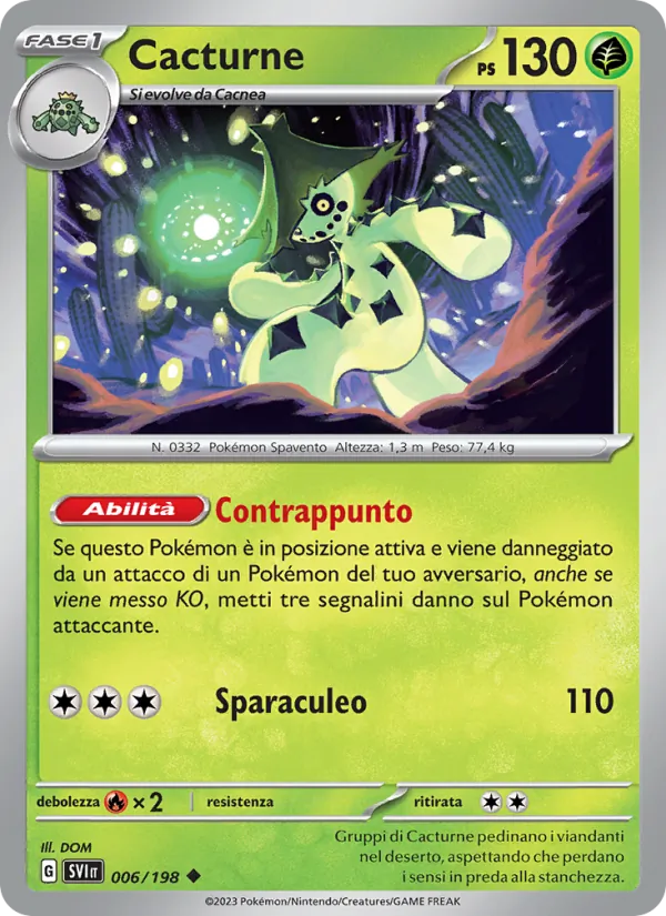 Cacturne – Scarlatto e Violetto 6