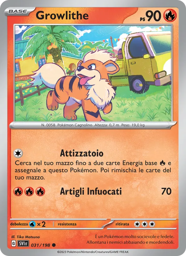 Growlithe – Scarlatto e Violetto 31