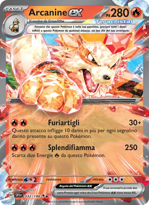Arcanine-ex – Scarlatto e Violetto 32