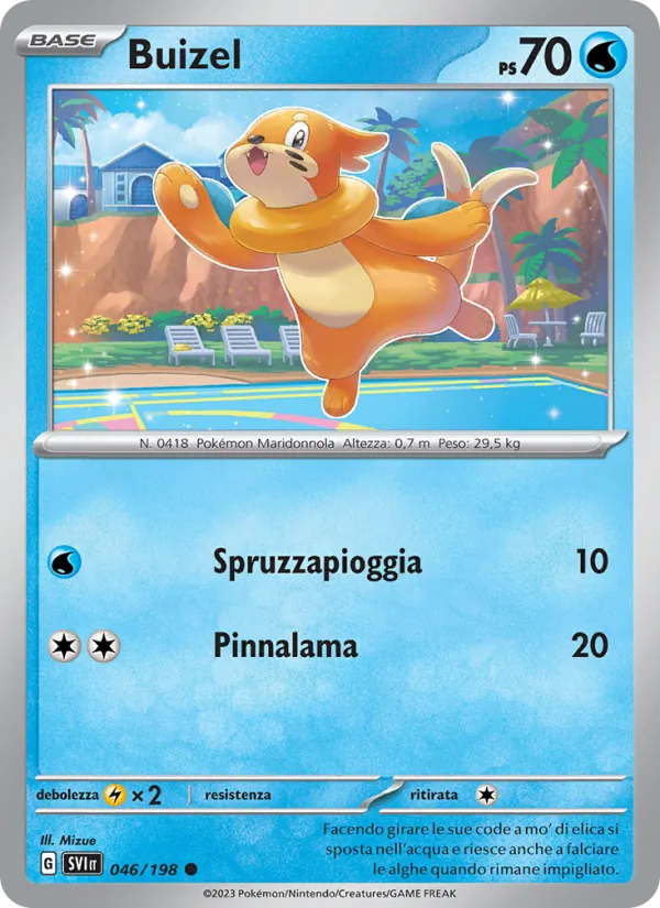 Buizel – Scarlatto e Violetto 46