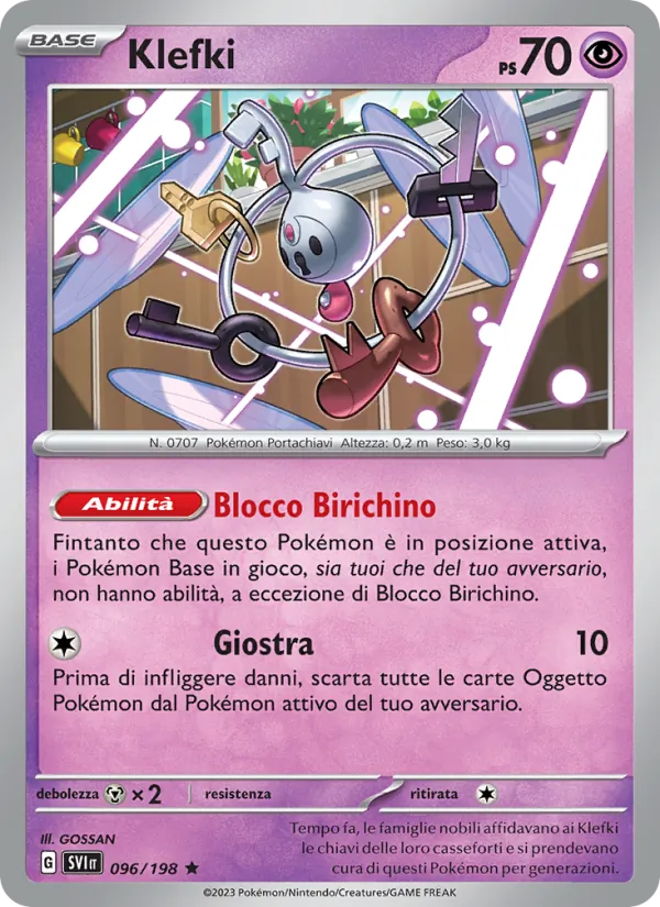 Klefki – Scarlatto e Violetto 96