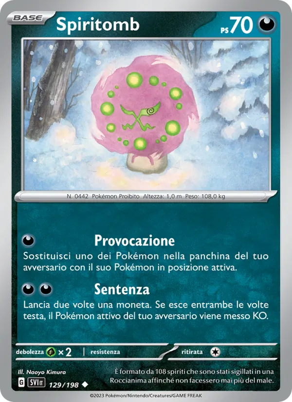 Spiritomb – Scarlatto e Violetto 129