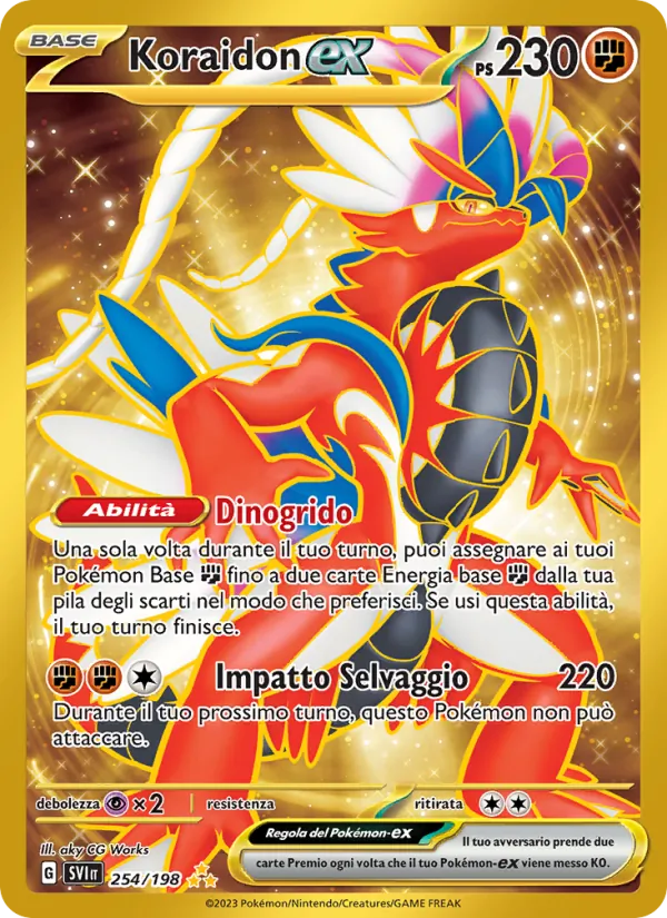 Koraidon-ex – Scarlatto e Violetto 254