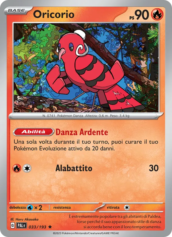 Oricorio – Evoluzioni a Paldea 33