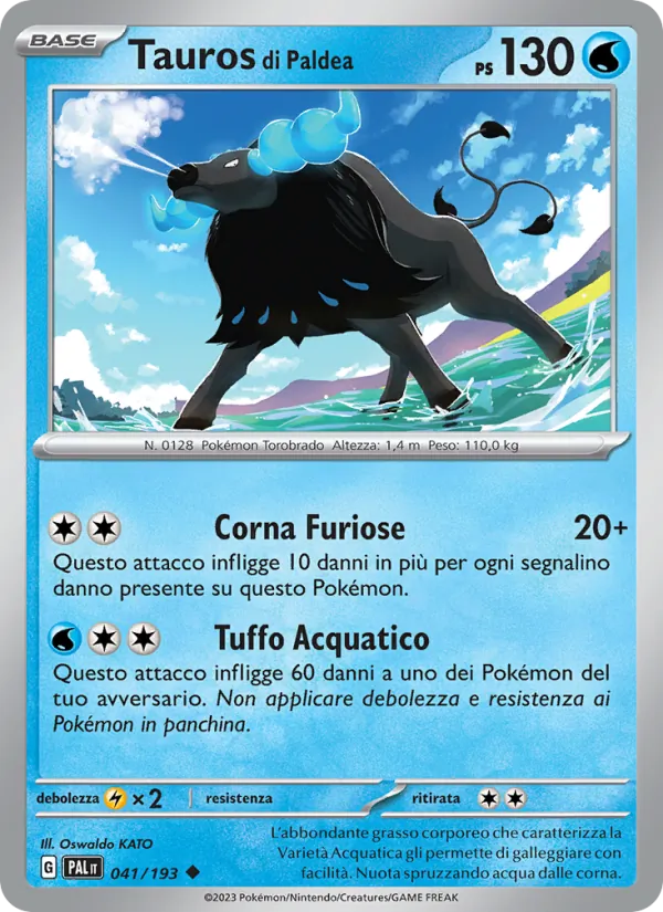 Tauros di Paldea – Evoluzioni a Paldea 41