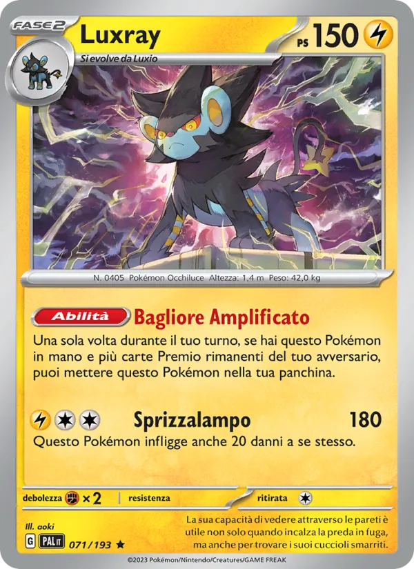 Luxray – Evoluzioni a Paldea 71