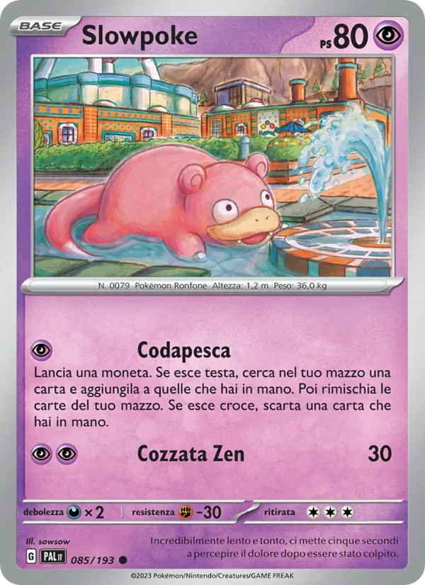 Slowpoke – Evoluzioni a Paldea 85