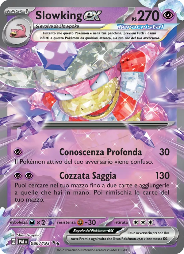 Slowking-ex – Evoluzioni a Paldea 86