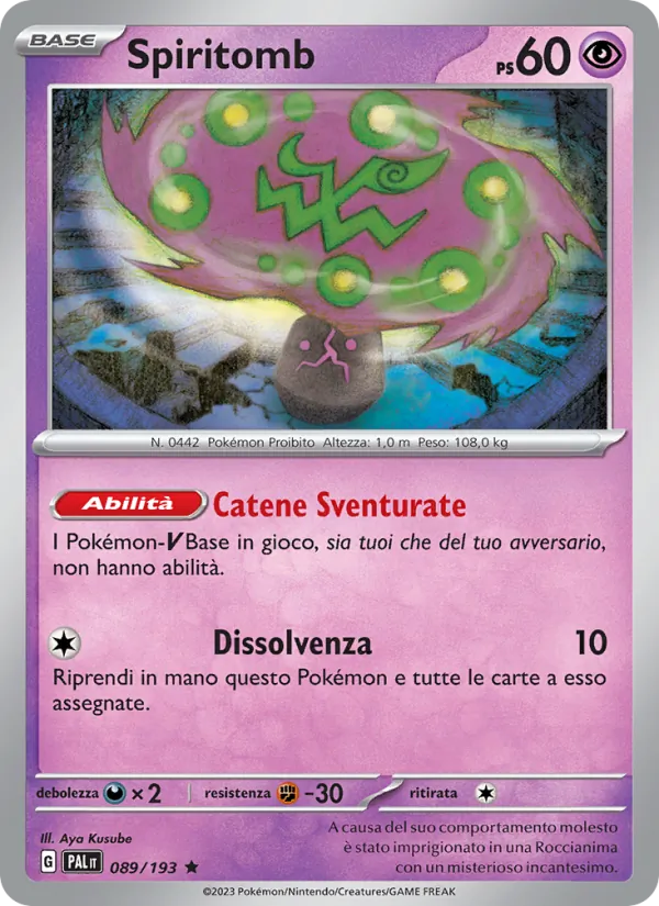 Spiritomb – Evoluzioni a Paldea 89