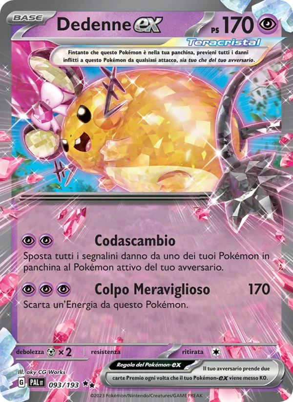 Dedenne-ex – Evoluzioni a Paldea 93