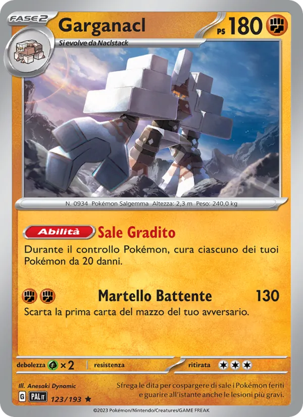 Garganacl – Evoluzioni a Paldea 123