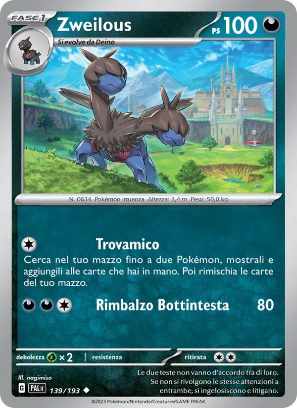 Zweilous – Evoluzioni a Paldea 139