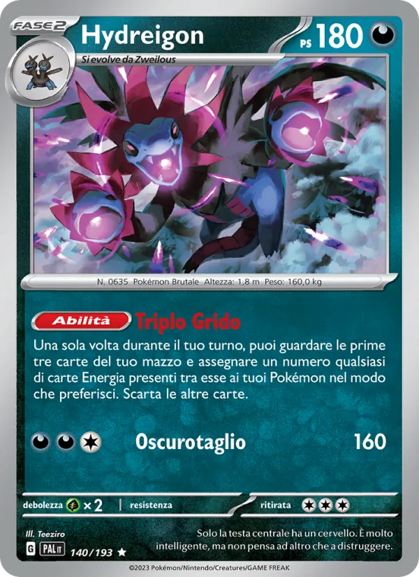 Hydreigon – Evoluzioni a Paldea 140