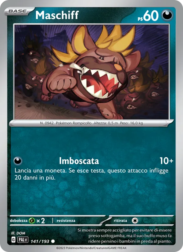 Maschiff – Evoluzioni a Paldea 141
