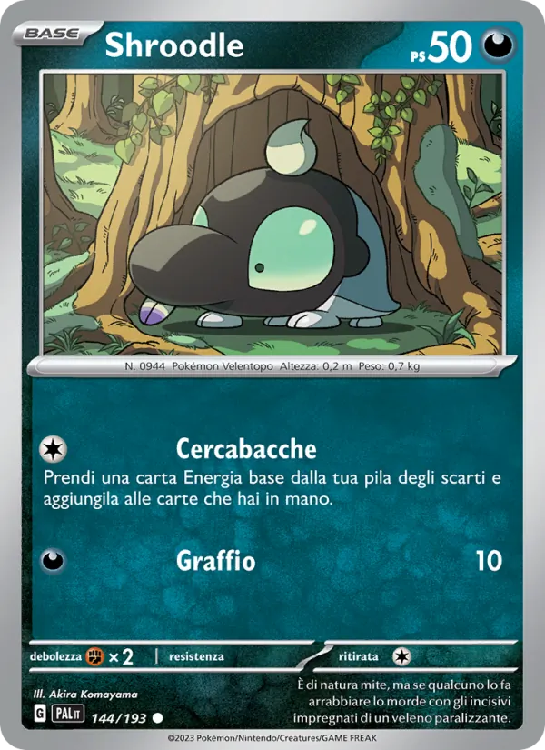 Shroodle – Evoluzioni a Paldea 144