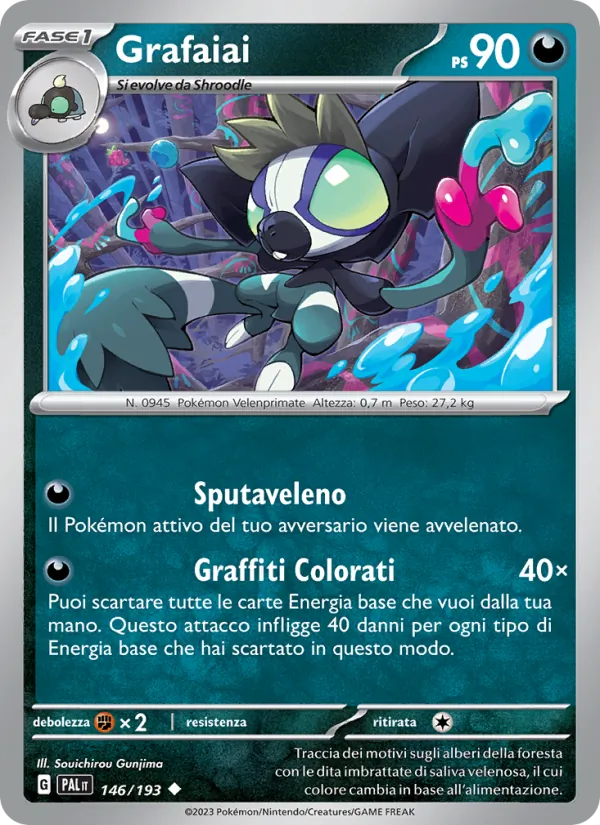 Grafaiai – Evoluzioni a Paldea 146