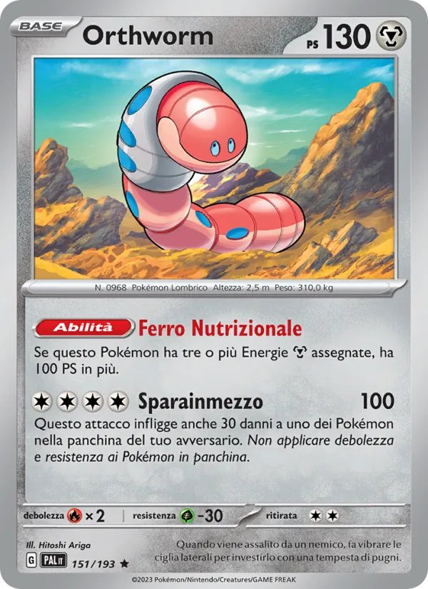 Orthworm – Evoluzioni a Paldea 151