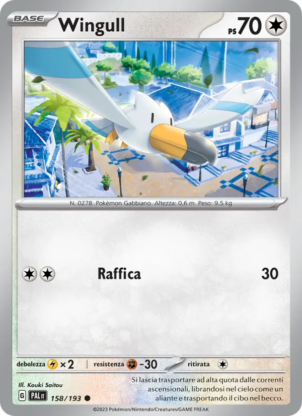 Wingull – Evoluzioni a Paldea 158
