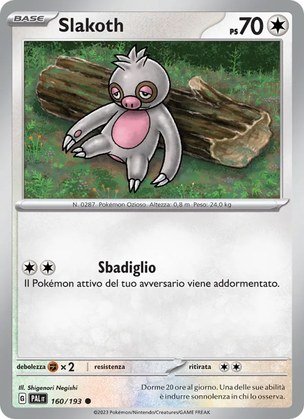 Slakoth – Evoluzioni a Paldea 160