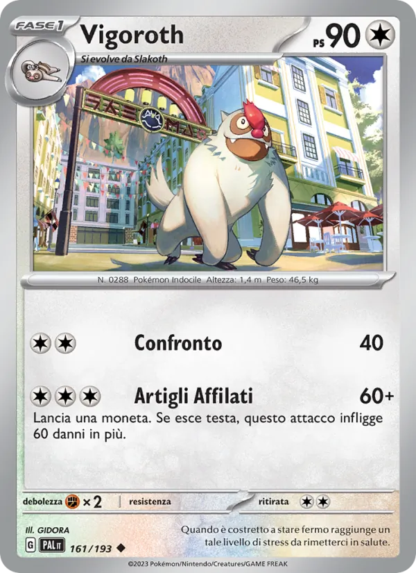Vigoroth – Evoluzioni a Paldea 161