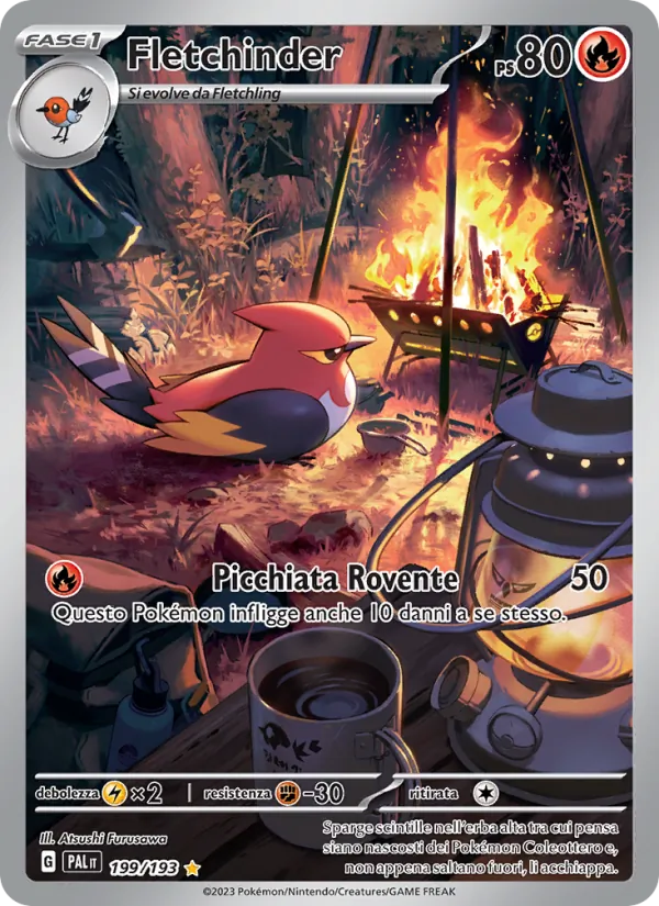 Fletchinder – Evoluzioni a Paldea 199