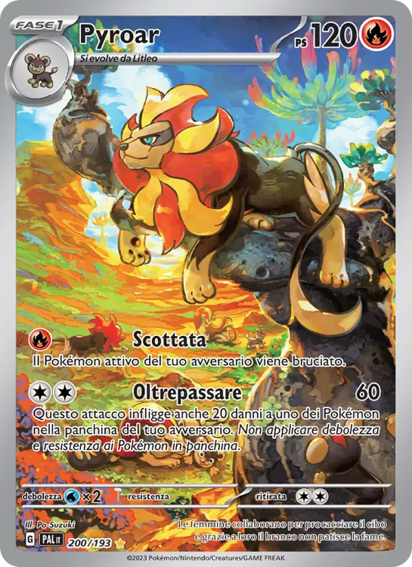 Pyroar – Evoluzioni a Paldea 200