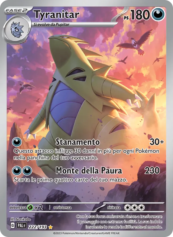 Tyranitar – Evoluzioni a Paldea 222