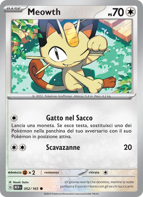 Meowth – 151 52
