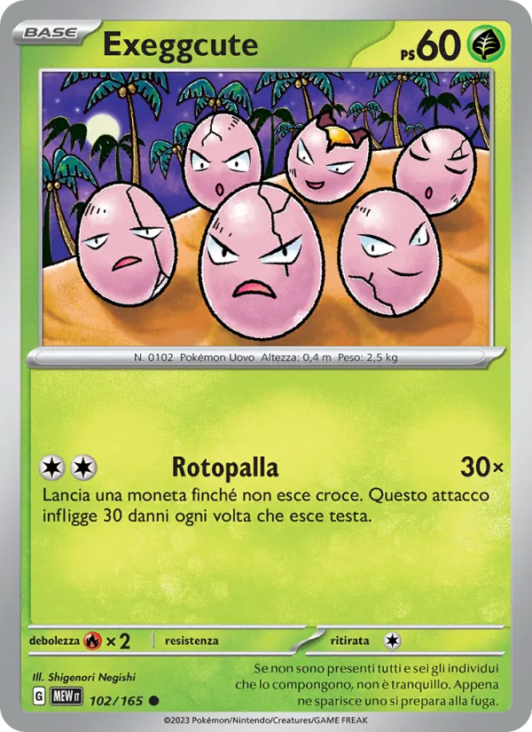 Exeggcute – 151 102