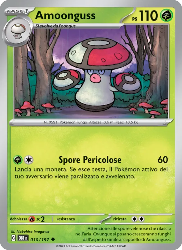 Amoonguss – Ossidiana Infuocata 10