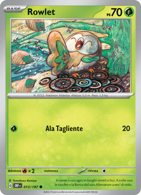 Rowlet – Ossidiana Infuocata 13