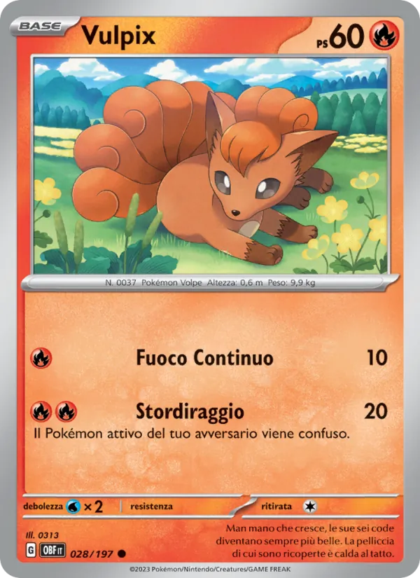 Vulpix – Ossidiana Infuocata 28