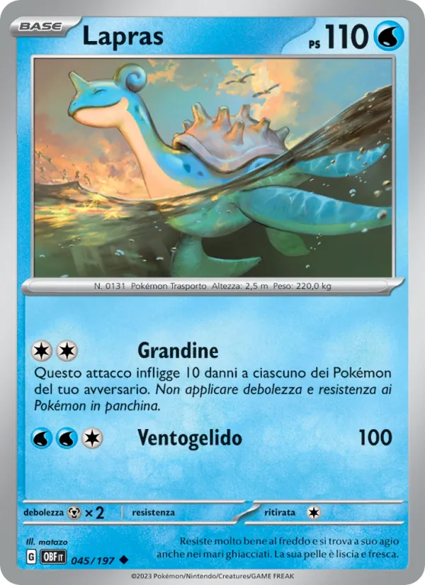 Lapras – Ossidiana Infuocata 45