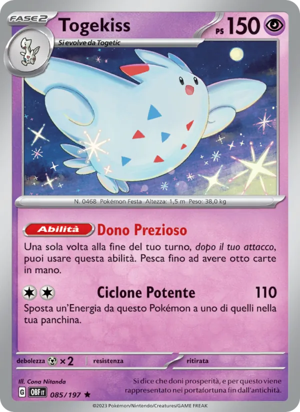 Togekiss – Ossidiana Infuocata 85