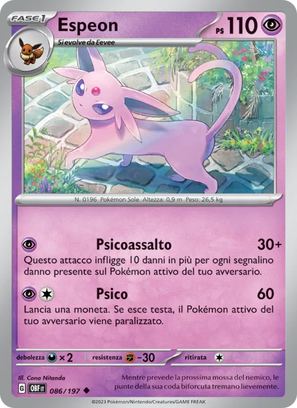 Espeon – Ossidiana Infuocata 86