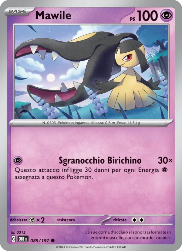 Mawile – Ossidiana Infuocata 89