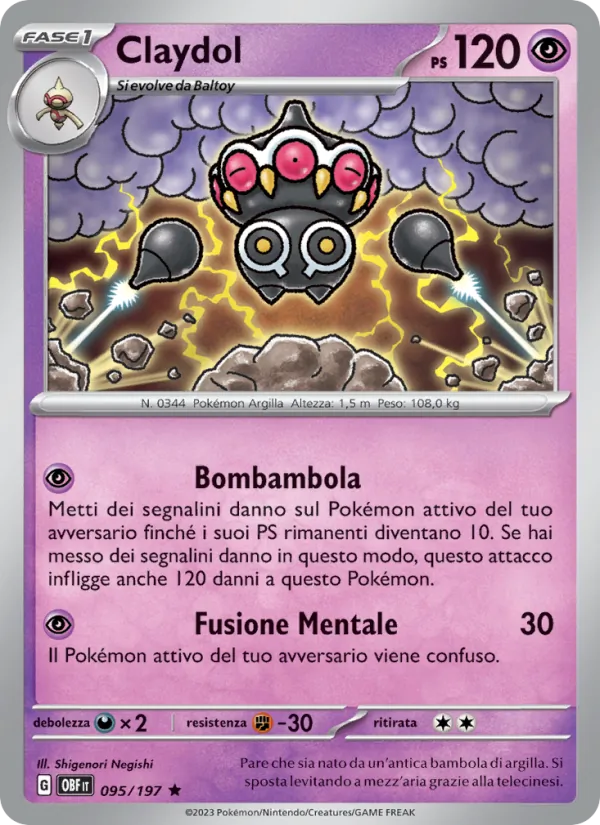 Claydol – Ossidiana Infuocata 95