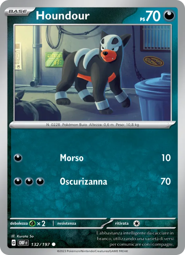 Houndour – Ossidiana Infuocata 132