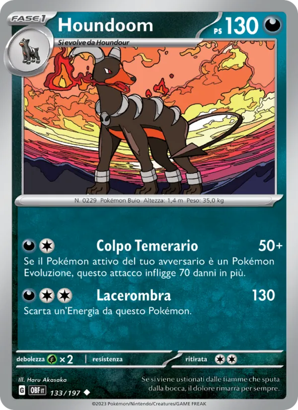 Houndoom – Ossidiana Infuocata 133