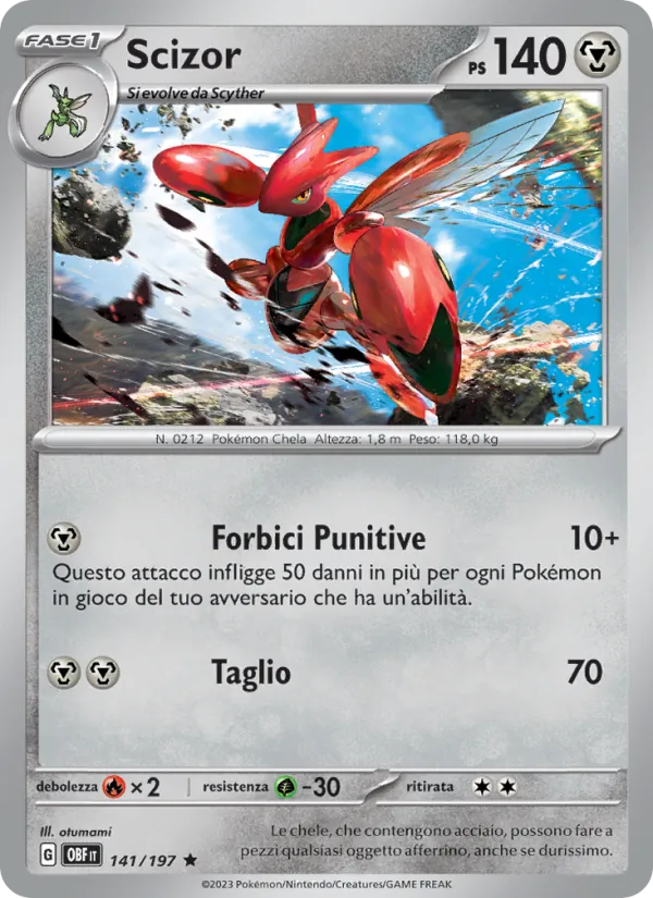 Scizor – Ossidiana Infuocata 141